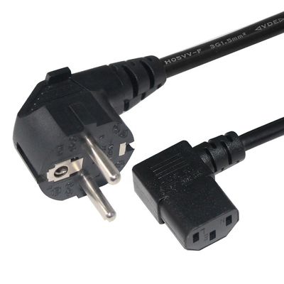 calidad  Waterproof 2pin EU Standard Power Cord IEC 320 Home Appliance C13 Mains Cord European VDE Plug fábrica